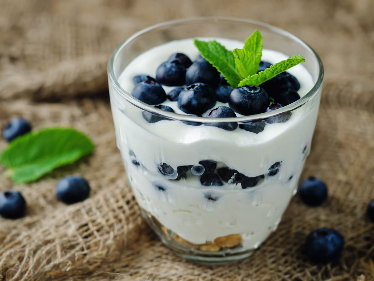 Greek Yogurt with Blueberries