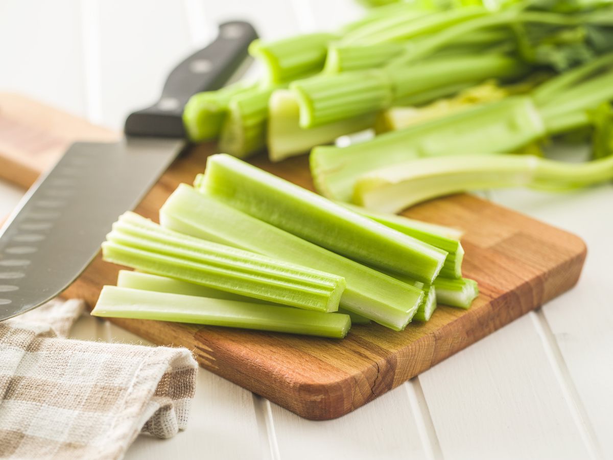 Celery Cut Into Sticks