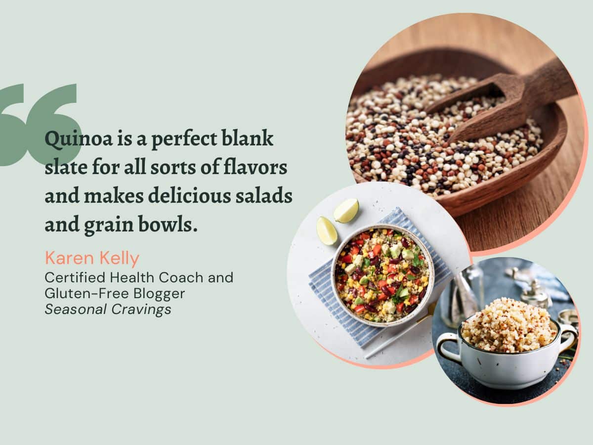 Quinoa Quote from Karen Kelly of Seasonal Cravings