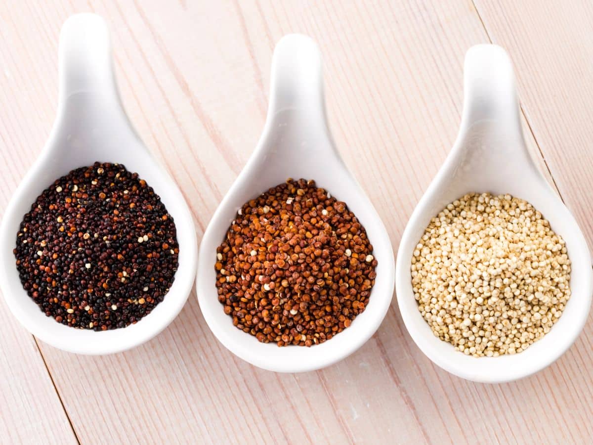 Three Types of Quinoa