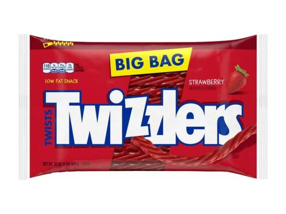 Bag of Twizzlers licorice