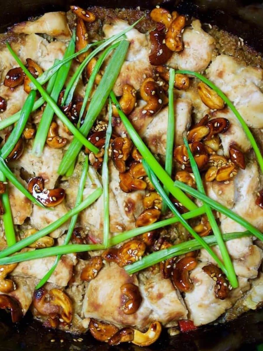 Asian-Inspired Cashew Chicken with Quinoa - The Soccer Mom Blog