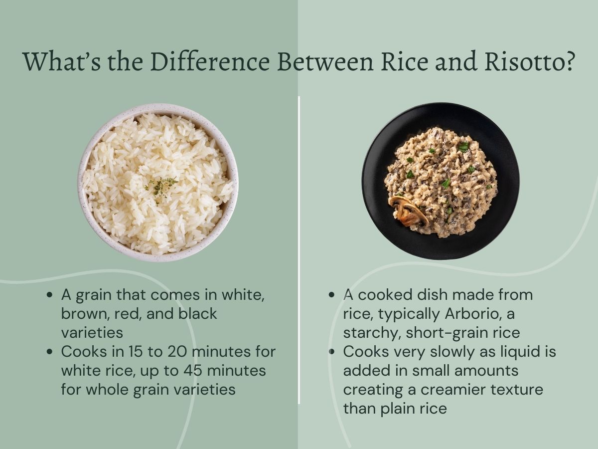 What’s the Difference Between Rice and Risotto