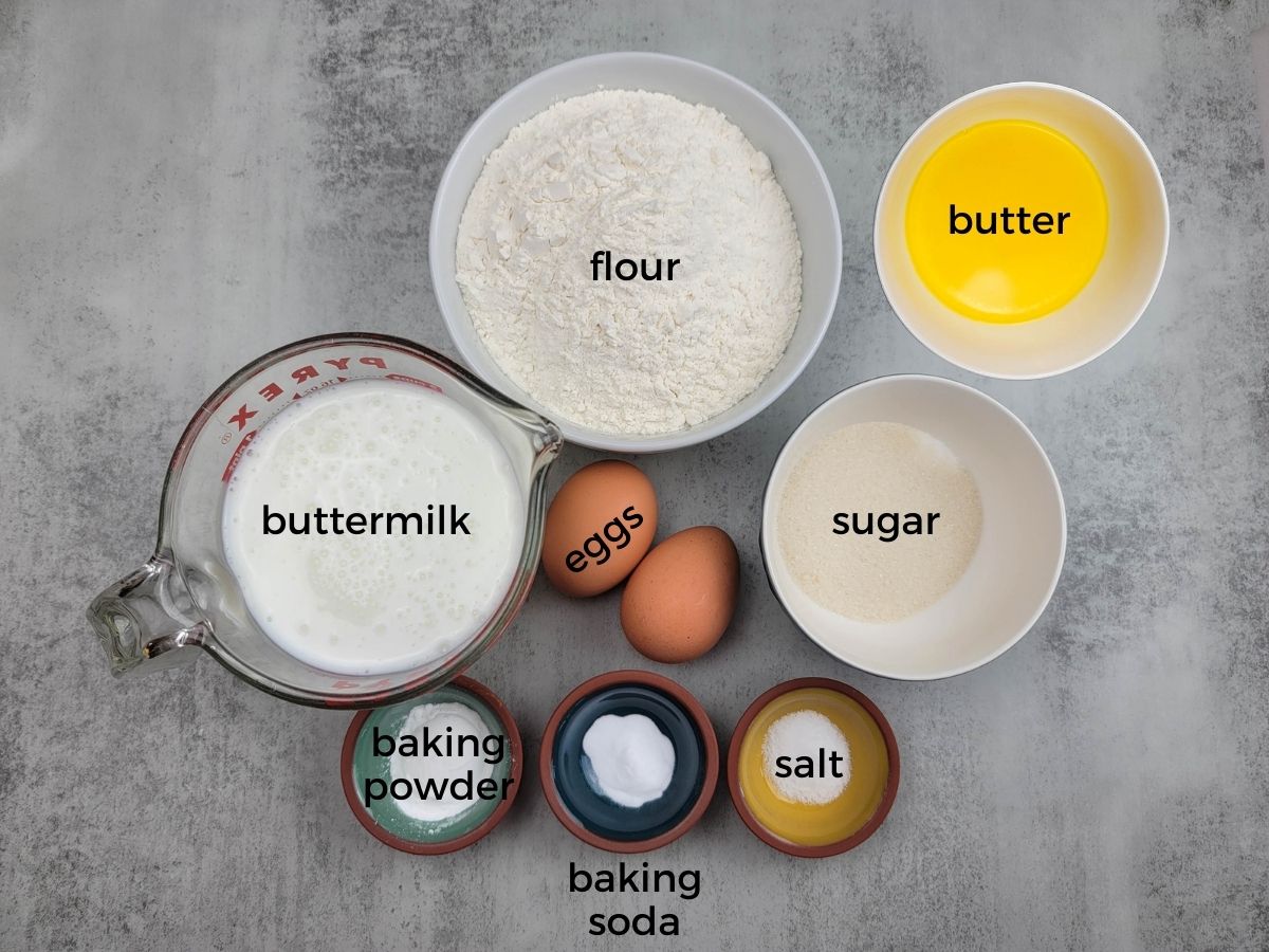 Sheet Pan Pancake Ingredients