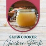 Learn how to make delicious homemade chicken stock using a slow cooker.