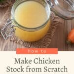 Learn how to make homemade chicken stock from scratch with this easy-to-follow guide.