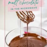 A step-by-step guide on how to effortlessly melt chocolate in the microwave.