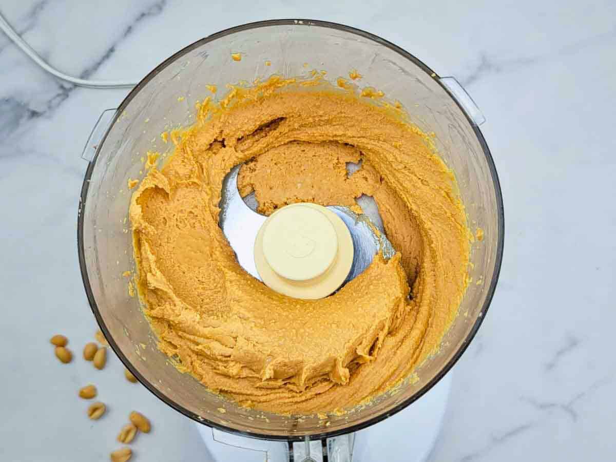 Learn how to make homemade peanut butter using a food processor.